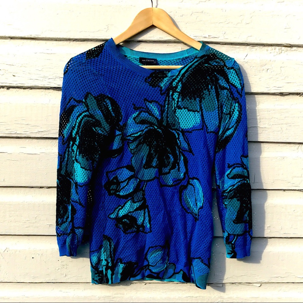 ☠️*3for$25* || blue+green mesh like long sleeve